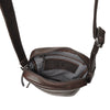 Leren Crossbody Heren Lucca | Donkerbruin