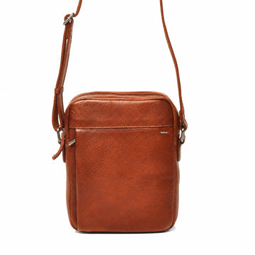 Leren Crossbody Heren Lucca | Cognac