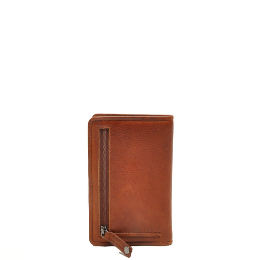Leren Damesportemonnee Lucca | Cognac