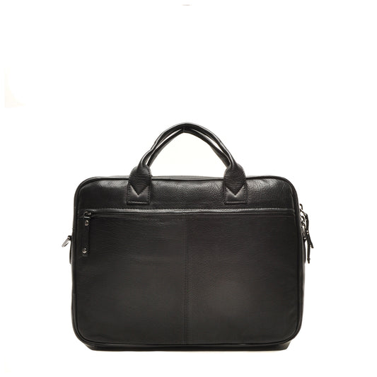 Leren Laptoptas 15.6 Inch Heren Lucca | Zwart