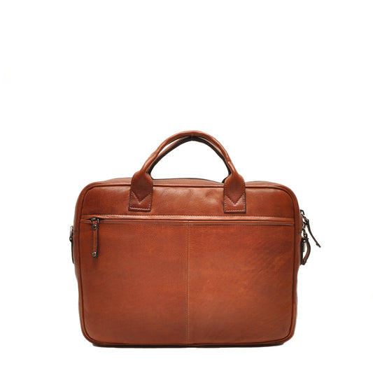 Leren Laptoptas 15.6 Inch Heren Lucca | Cognac