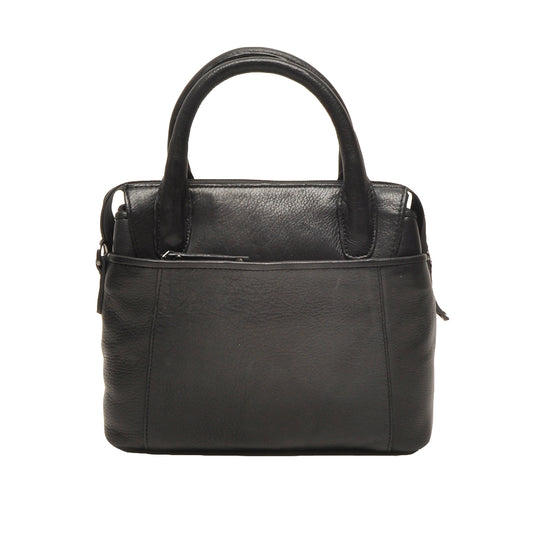Leren Handtas Dames Lucca | Zwart