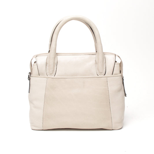Leren Handtas Dames Lucca | Wit