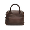 Leren Handtas Dames Lucca | Donkerbruin
