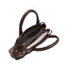 Leren Handtas Dames Lucca | Donkerbruin