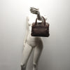 Leren Handtas Dames Lucca | Donkerbruin