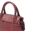 Leren Handtas Dames Lucca | Donker Rood