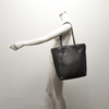 Leren Shopper Dames Lucca | Zwart