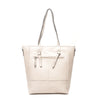 Leren Shopper Dames Lucca | Wit