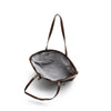 Leren Shopper Dames Lucca | Donkerbruin
