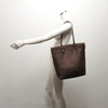Leren Shopper Dames Lucca | Donkerbruin