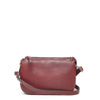 Leren Crossbody Dames Lucca | Donkerrood