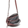 Leren Crossbody Dames Lucca | Donkerrood