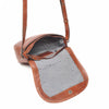 Leren Crossbody Dames Lucca | Cognac