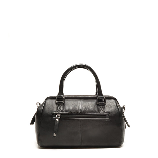 Leren Handtas Dames Lucca | Zwart