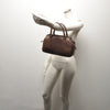 Leren Handtas Dames Lucca | Donkerbruin