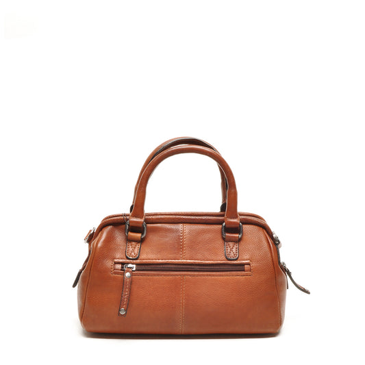 Leren Handtas Dames Lucca | Cognac