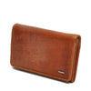 Leren Damesportemonnee Lucca | Cognac