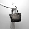 Leren Shopper Dames Lucca | Zwart