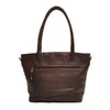 Leren Shopper Dames Lucca | Donkerbruin