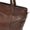 Leren Shopper Dames Lucca | Donkerbruin
