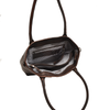 Leren Shopper Dames Lucca | Donkerbruin
