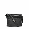 Leren Crossbody Dames Lucca | Zwart