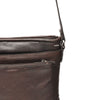 Leren Crossbody Dames Lucca | Donkerbruin