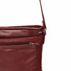 Leren Crossbody Dames Lucca | Donkerrood