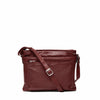 Leren Crossbody Dames Lucca | Donkerrood