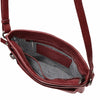 Leren Crossbody Dames Lucca | Donkerrood