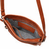 Leren Crossbody Dames Lucca | Cognac