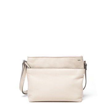 Leren Crossbody Dames Lucca | Wit
