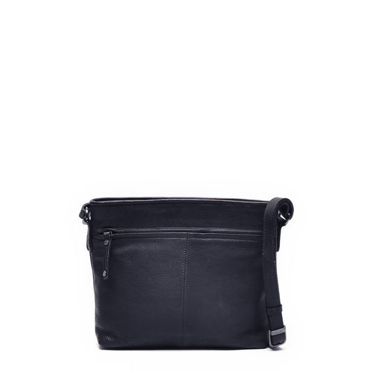 Leren Crossbody Dames Lucca | Donkerblauw
