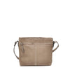 Leren Crossbody Dames Lucca | Taupe