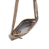 Leren Crossbody Dames Lucca | Taupe