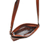 Leren Crossbody Dames Lucca | Cognac