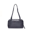 Leren Schoudertas Dames Lucca | Donkerblauw