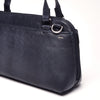Leren Schoudertas Dames Lucca | Donkerblauw