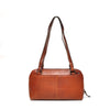Leren Schoudertas Dames Lucca | Cognac