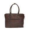 Leren Laptoptas 15.6 Inch Dames Lucca | Donkerbruin