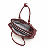 Leren Laptoptas 15.6 Inch Dames Lucca | Donkerrood