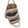 Leren Rugzak Dames Lucca | Taupe