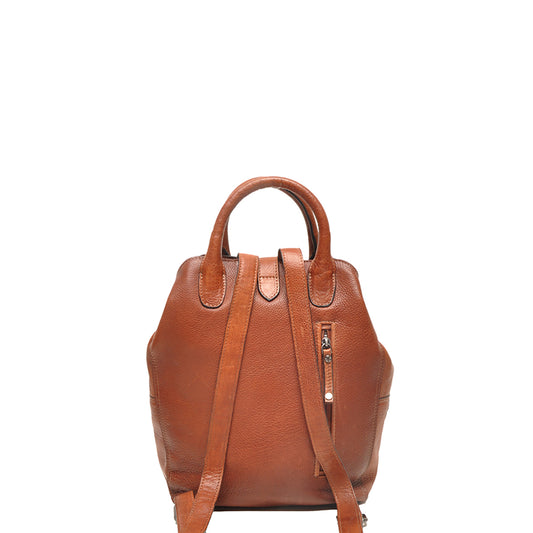 Leren Rugzak Dames Lucca | Cognac