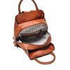 Leren Rugzak Dames Lucca | Cognac