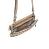 Leren Telefoontasje XL Dames Lucca | Taupe