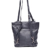 Leren Dames Rugzak / Schoudertas / Crossbody Lucca | Donkerblauw