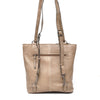 Leren Dames Rugzak / Schoudertas / Crossbody Lucca | Taupe
