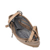 Leren Dames Rugzak / Schoudertas / Crossbody Lucca | Taupe