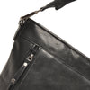 Leren Schoudertas Dames Lucca | Zwart